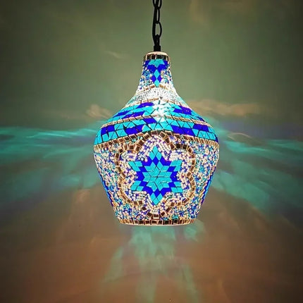 Lustre vase d'art bohème pour décoration intérieure artisanale — LZ4X9Q2