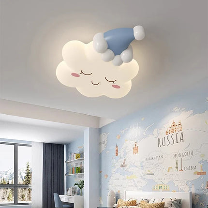 Plafonnier nuage rose pour chambre enfant romantique et chaleureuse — LZ4N7Q2J