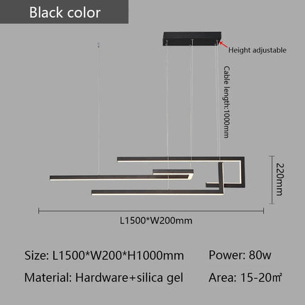 Lustre suspendu moderne compatible maison intelligente — LZ4X9P2