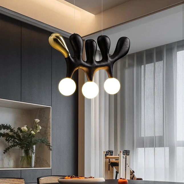 suspension traditionnelle en bois massif zen art décorative pour restaurant et bar