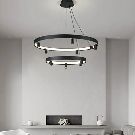 Suspension LED circulaire au design nordique moderne — LZ4X9P