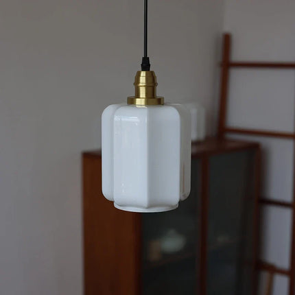 Suspension en verre au design japonais et scandinave pour intérieur élégant — LZ4X9P2N