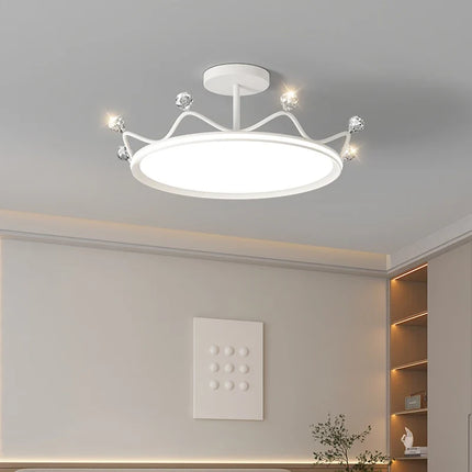 Plafonnier couronne pour chambre enfant avec protection des yeux — LZ4X9T