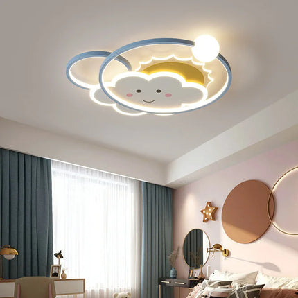 Plafonnier nuage moderne pour chambre d’enfant romantique et chaleureuse — LZ4X9P2
