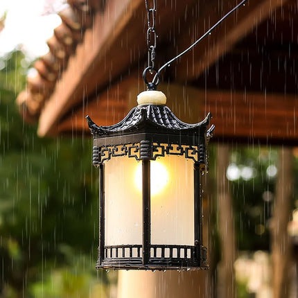 Plafonnier vintage pour extérieur, idéal jardin, balcon et terrasse — LZ4X9M2