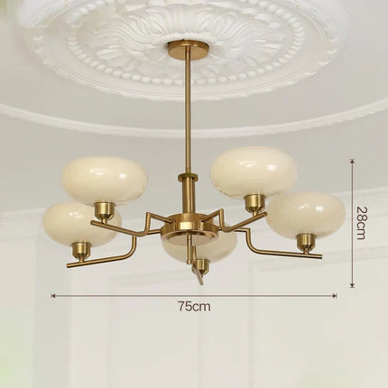 Lustre suspension en verre style Bauhaus pour décoration moderne — LZ4X9P