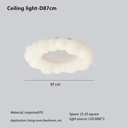 Suspension plafonnier LED nuage moderne pour salon et chambre d’enfants — LZ4X9P