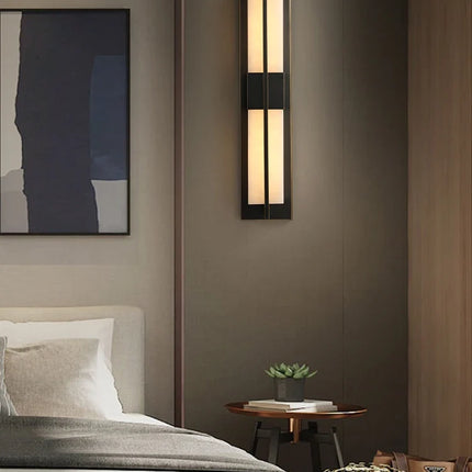 Applique murale en marbre naturel au design élégant pour intérieur moderne — LZ4X9P2