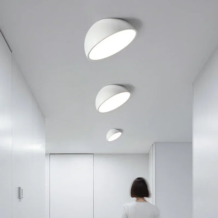 Plafonnier rond moderne à intensité variable style nordique — LZ4X9T2