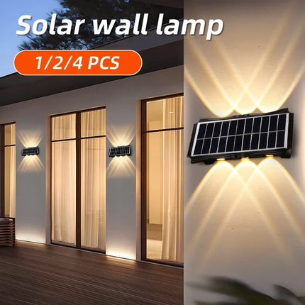 Applique murale extérieure solaire étanche avec détecteur automatique — LZ4X9JQ