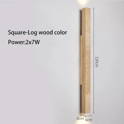 Applique murale LED longue en pierre naturelle — LZ4X9JQ