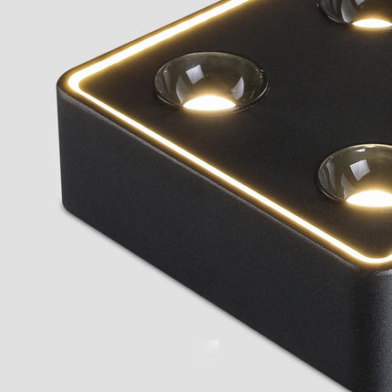 Plafonnier LED carré anti-éblouissement à fixation murale — LZ4X9P