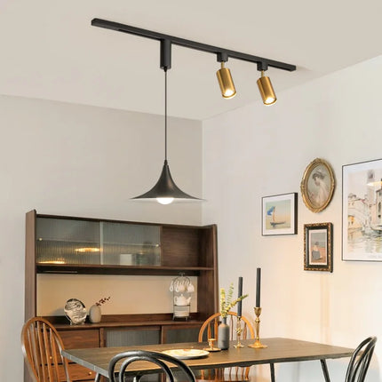 Suspension wabi-sabi en métal et bois pour boutique — LZ4XJ7