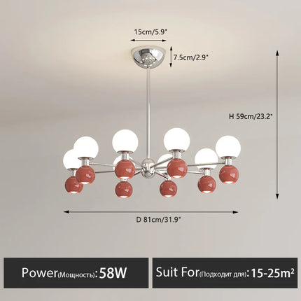 Lustre moderne pour éclairage intérieur design et tendance — LZ4X9Q2