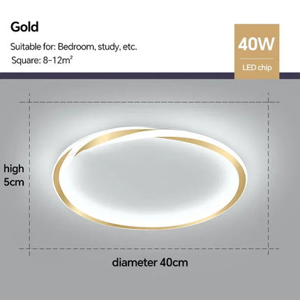 Plafonnier LED contemporain pour décoration intérieure élégante — LZ4X9QJ2