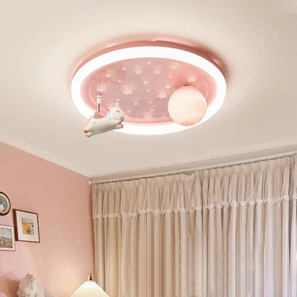 Plafonnier décoratif enfant thème licorne et astronaute — LZ4X9T1