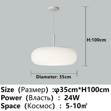 Lustre LED forme pomme pour salon, chambre, couloir et balcon — LZ4X9T2