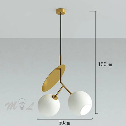 Suspension en verre au design moderne pour décoration intérieure — LZ4X9M