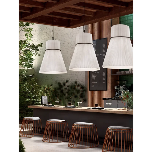 Lustre en tissu japonais pour bars et restaurants — LZ4X9T