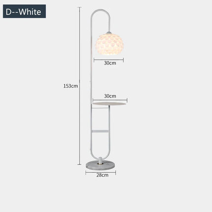 Lampadaire design en acrylique pour éclairage intérieur moderne — LZ4X9T
