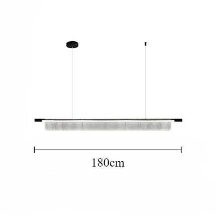 Lustre linéaire moderne pour décoration intérieure et restaurant — LZ4G7T9