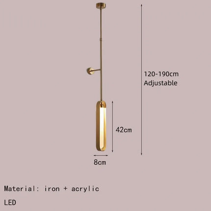 applique murale led créative hauteur réglable