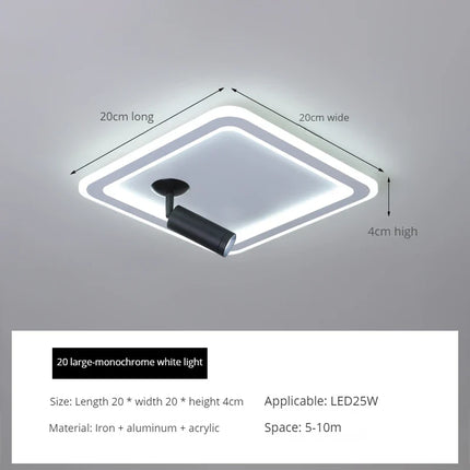 plafonnier led moderne design pour intérieur éclairage surface
