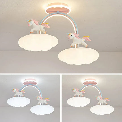 Lustre licorne avec télécommande et lumière spectre complet — LZ4X9P