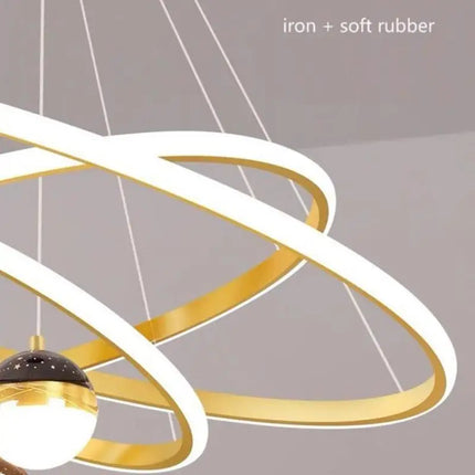 Suspension ronde LED pour décoration moderne — LZ4X9P2