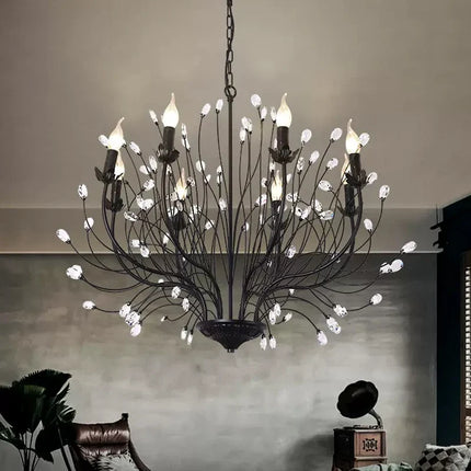 Lustre LED en cristal pour intérieur élégant et moderne — LZ4X9P2