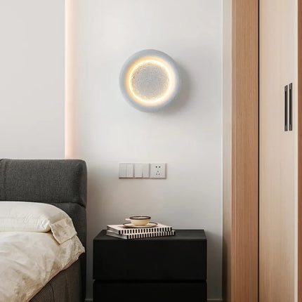 applique murale lune en résine design créatif décoratif luxe