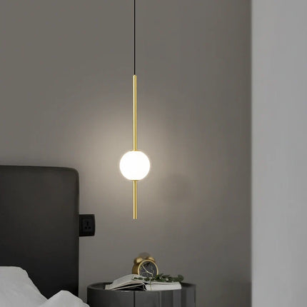 Suspension LED en laiton avec cordon réglable design moderne — LZ4XJ9