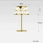 Lampe de table / Chrome / Lumière blanche