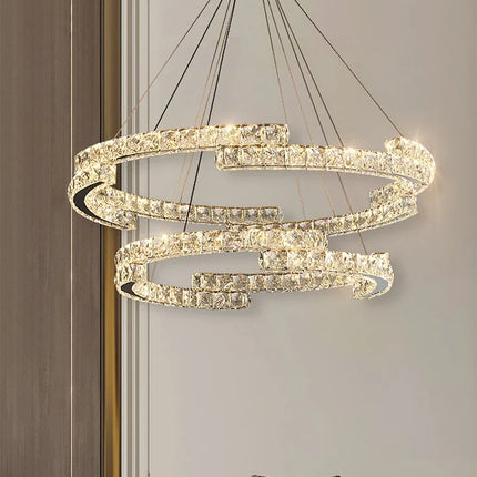 Lustre en cristal style italien pour décoration intérieure 2024 — LZQ7M2