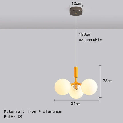 Suspension nordique en verre et métal — LZ4G7X