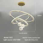 Dia100 80 60CM / Corps doré / Faible luminosité de la télécommande