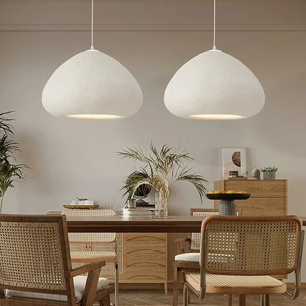 Suspension LED artisanale style nordique Wabi-Sabi — LZ7XQ2