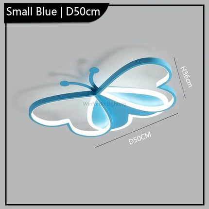 Lustre LED Winfordo avec motif papillon et intensité réglable — LZ4G7XQ