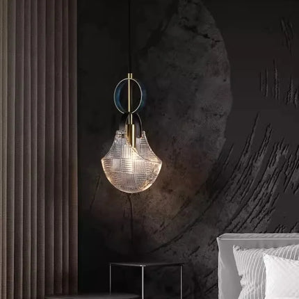 Suspension Art Déco en cristal pour intérieur moderne élégant — LZ4B7Q2