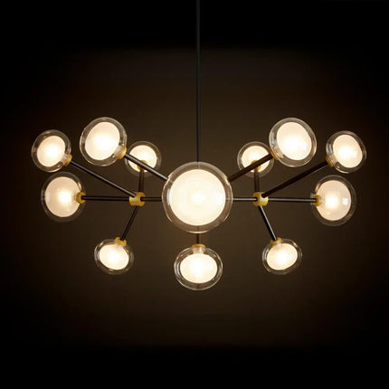 Suspension nordique en résine et verre pour décoration moderne — LZ4G7Q2