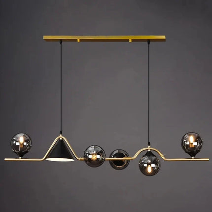 Lustre LED moderne en verre pour décoration intérieure — LZ4X9P