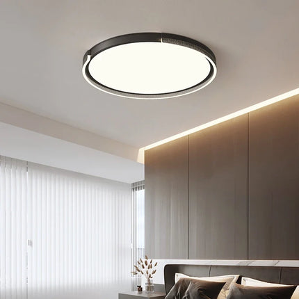 Plafonnier italien minimaliste avec protection des yeux — LZQ7X2