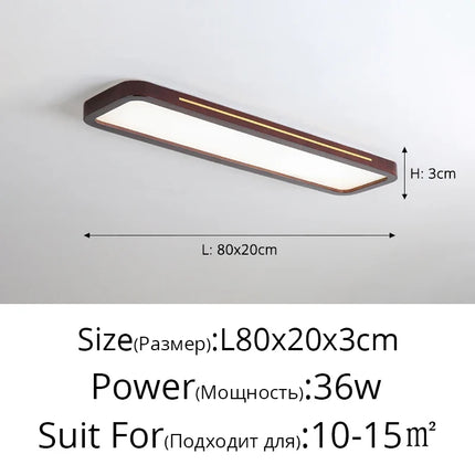 plafonnier led ultra-mince moderne pour entrée et balcon