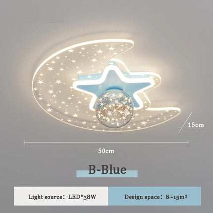 Plafonnier moderne effet ciel étoilé pour chambre enfant — LZ4QJ7