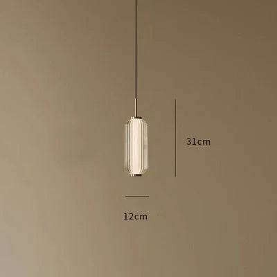 Suspension en verre minimaliste style rétro pour restaurant et exposition — LZ4QJ7M