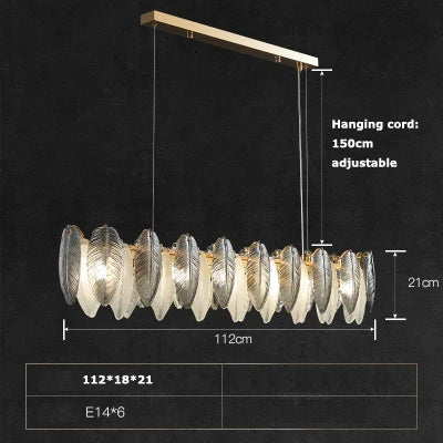 Lustre suspension LED art déco en cristal avec plumes blanches et grises — LZ4X9T2