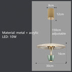 Vert / Lumière chaude