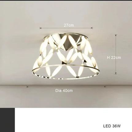Lustre LED minimaliste avec abat-jour fantaisie pour Noël — LZ4XJ9