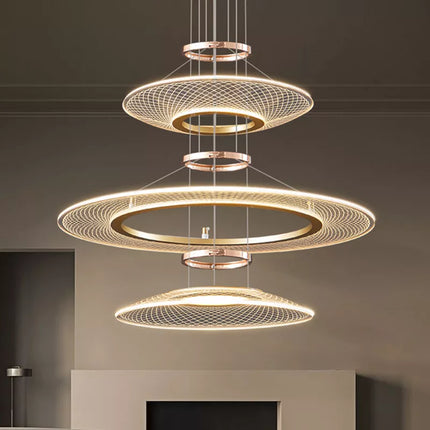 Suspension double LED pour éclairage hôtel et restaurant — LZ4Q9T1