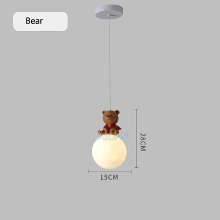 Suspension décorative animaux pour enfants cheval, ours, lapin, baleine — LZ4X9P